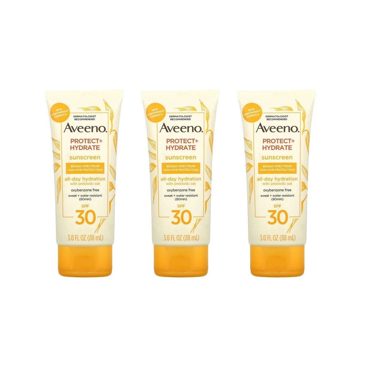 Aveeno Protect + Hydrate Lotion Solaire Corps SPF 30 - 3 Oz