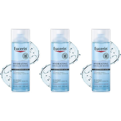 Eucerin Hydrating Micellar Water with Hyaluronic Acid, 6.8 Fl Oz