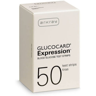 Glucocard Expression Blood Glucose Test Strips - 50 Count