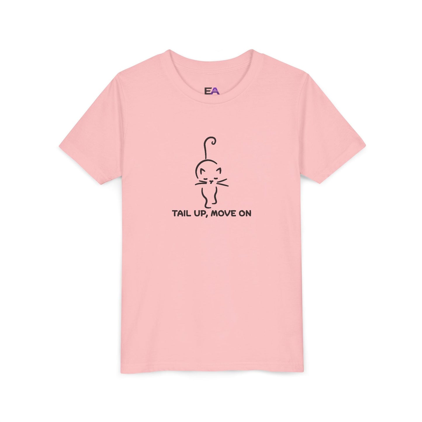 Tail Up, Move On Youth Tee – Small Human, Big Attitude