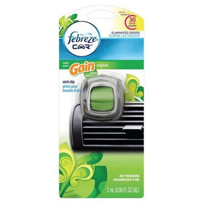 Febreze Car Air Freshener with Gain Scent - Vent Clip