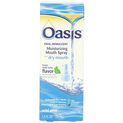 Oasis Moisturizing Mouth Spray, Mild Mint, 1 Oz