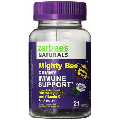 Zarbee's Daily Immune Support Gummies for Kids - Natural Berry Flavor