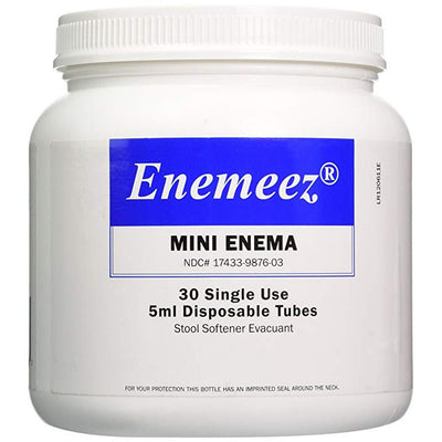 Enemeez Mini Enema – 30 Count for Gentle Constipation Relief