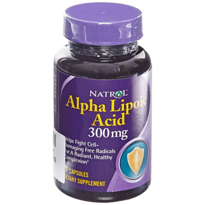 Natrol Alpha Lipoic Acid 300 Mg - 50 Capsules