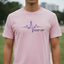 Steady Light EEG Wave T-Shirt - Minimalist Awareness Tee