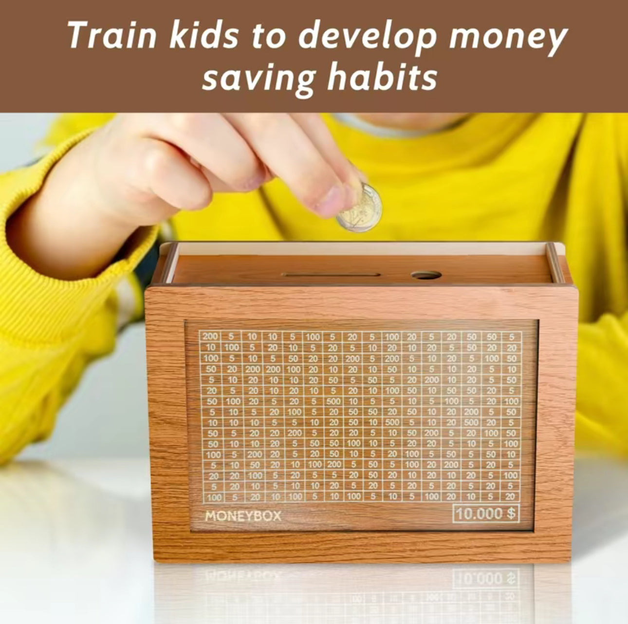 CashTarget Wooden Bank - Korvel