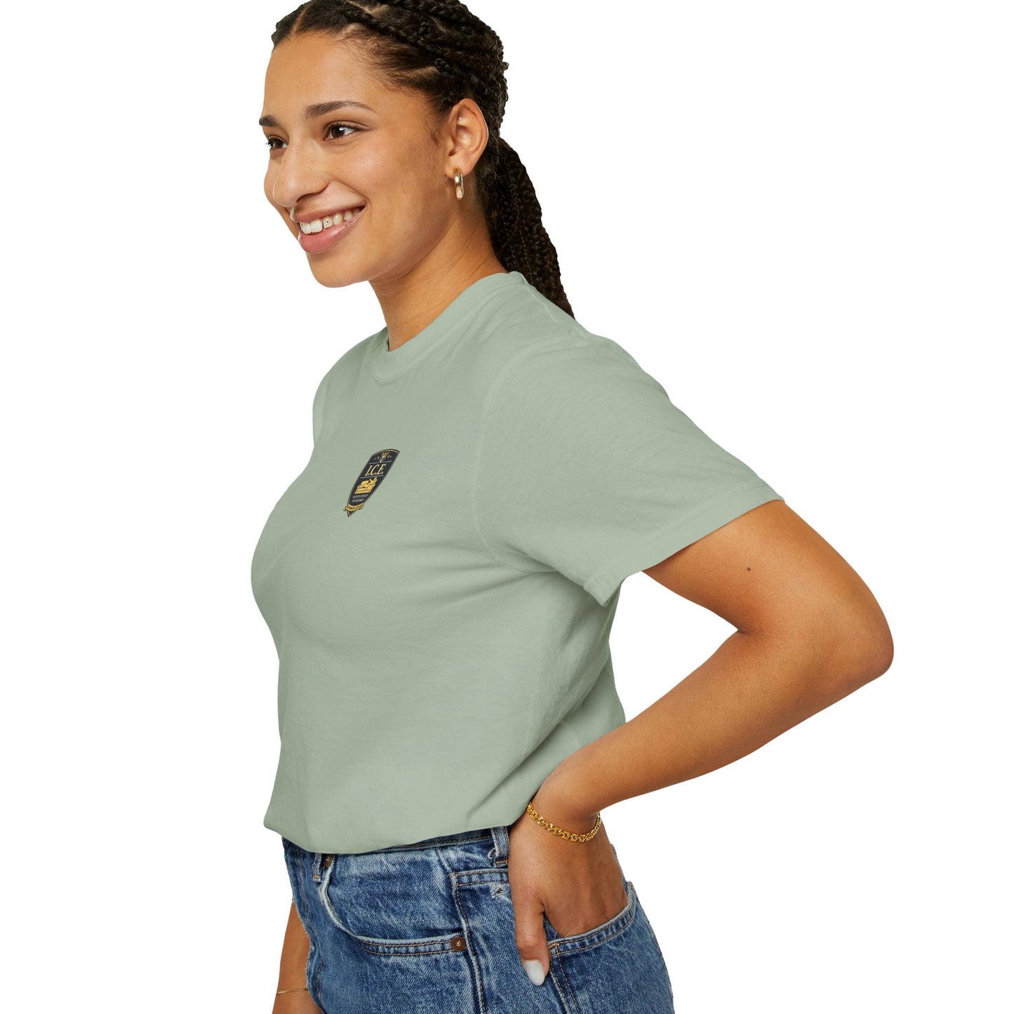 I.C.E. Badge T-Shirt | Institute of Cozy Excellence Tee