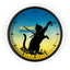 Reloj de Pared Gato Interrumpido