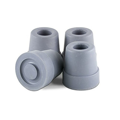 Essential Medical Supply T50012g Quad Cane Tips - Gray, 1/2 Inch