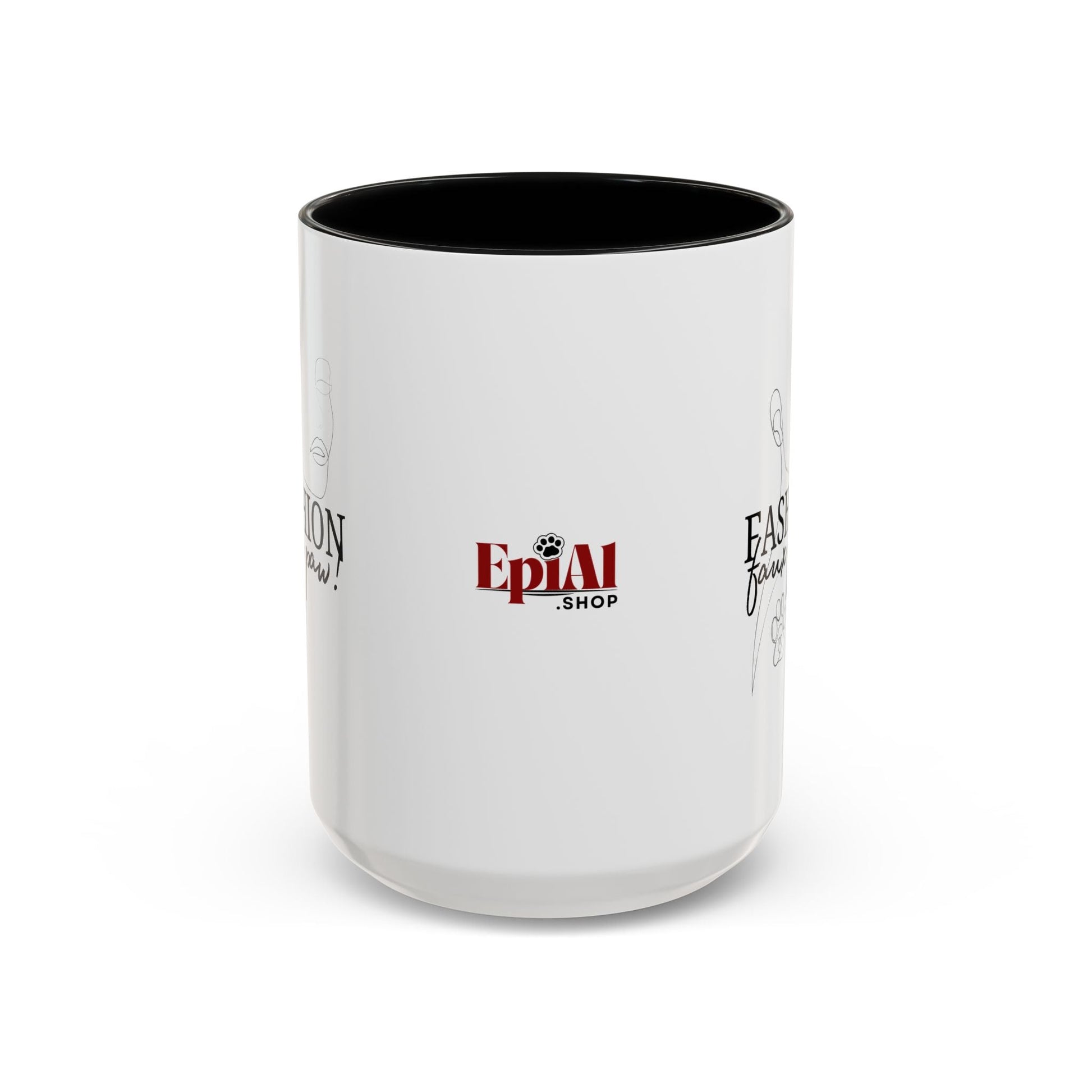 Stylish Faux Paw Accent Coffee Mug - Perfect for Your Brew (11oz & 15oz) - Korvel