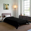 Black Pawprint Path Cat Lover Comforter