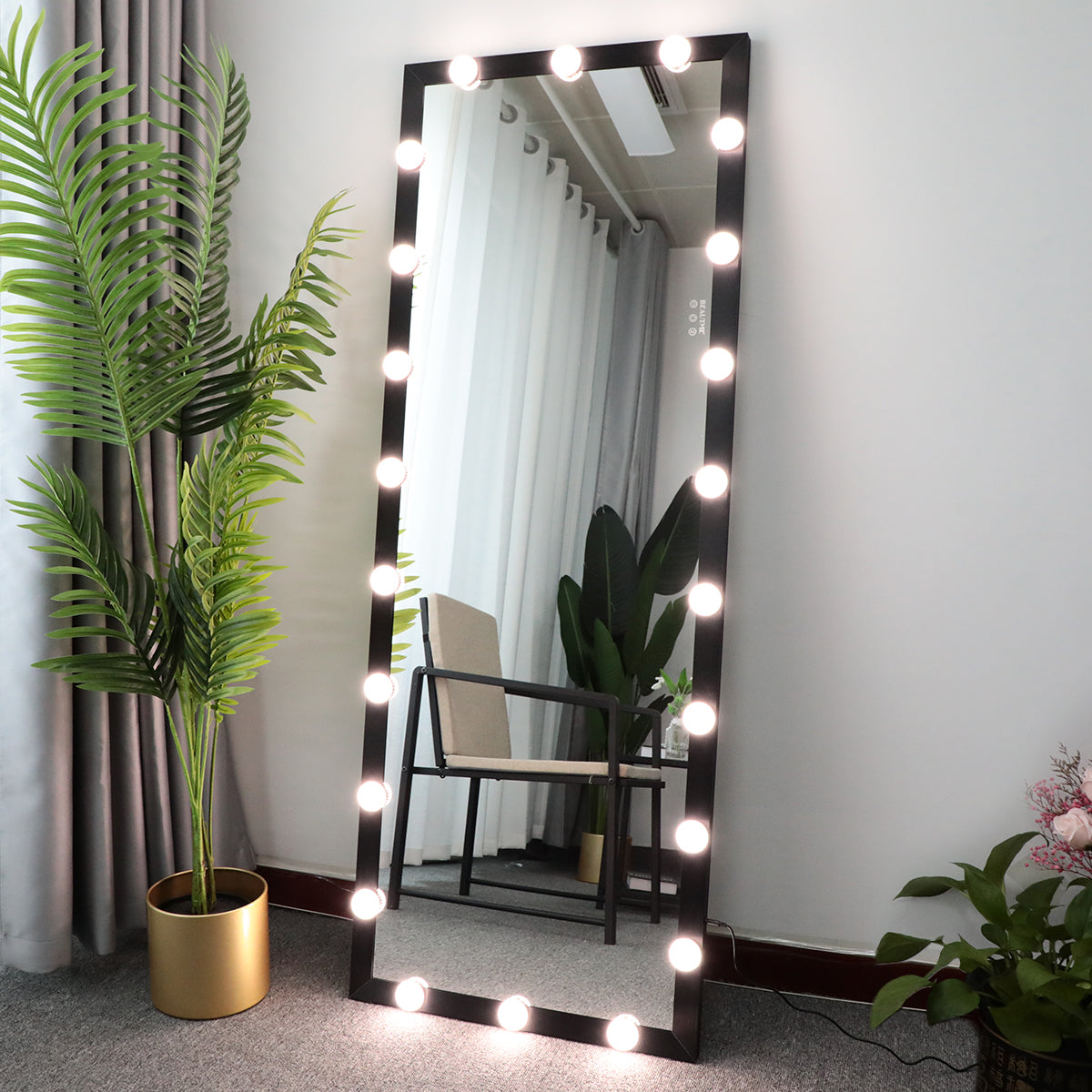 Illuminated Full Body Makeup Mirror - 63x24 Inch