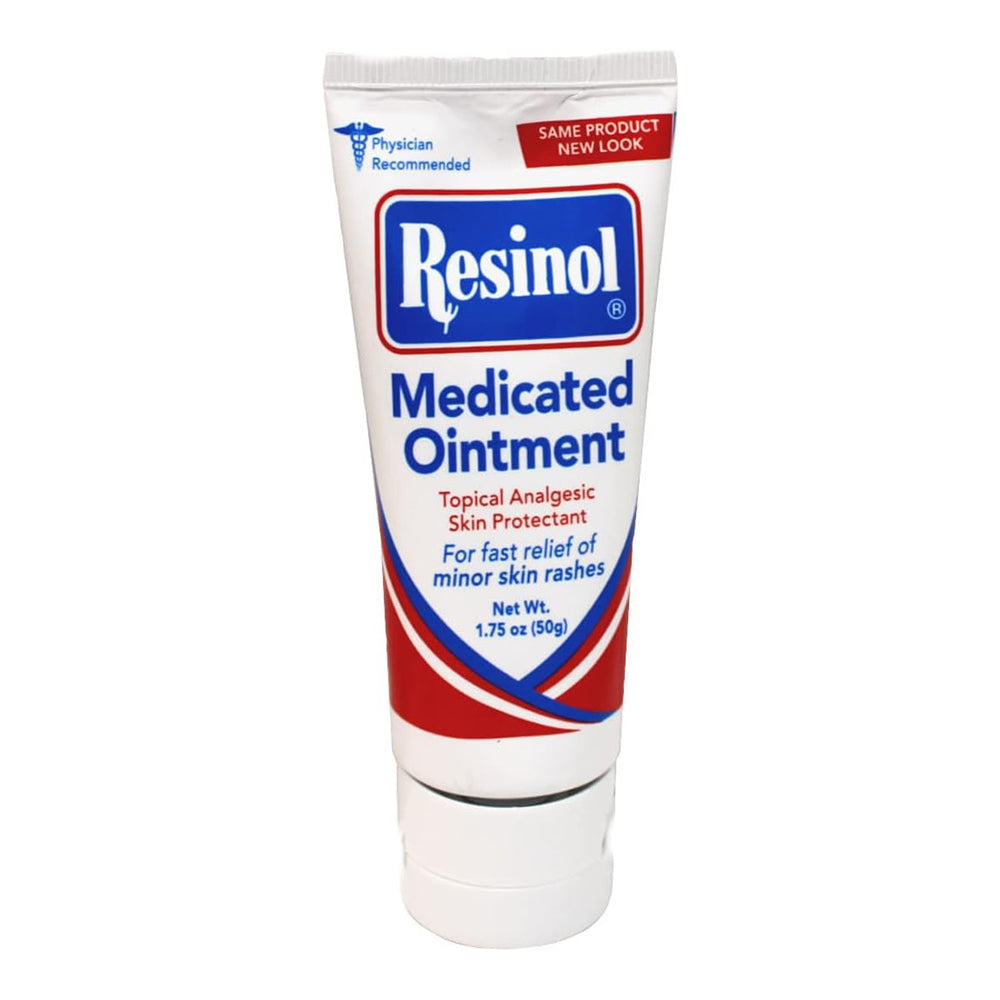 Ungüento Medicado Resinol con Óxido de Zinc - Tubo de 1.75 Oz