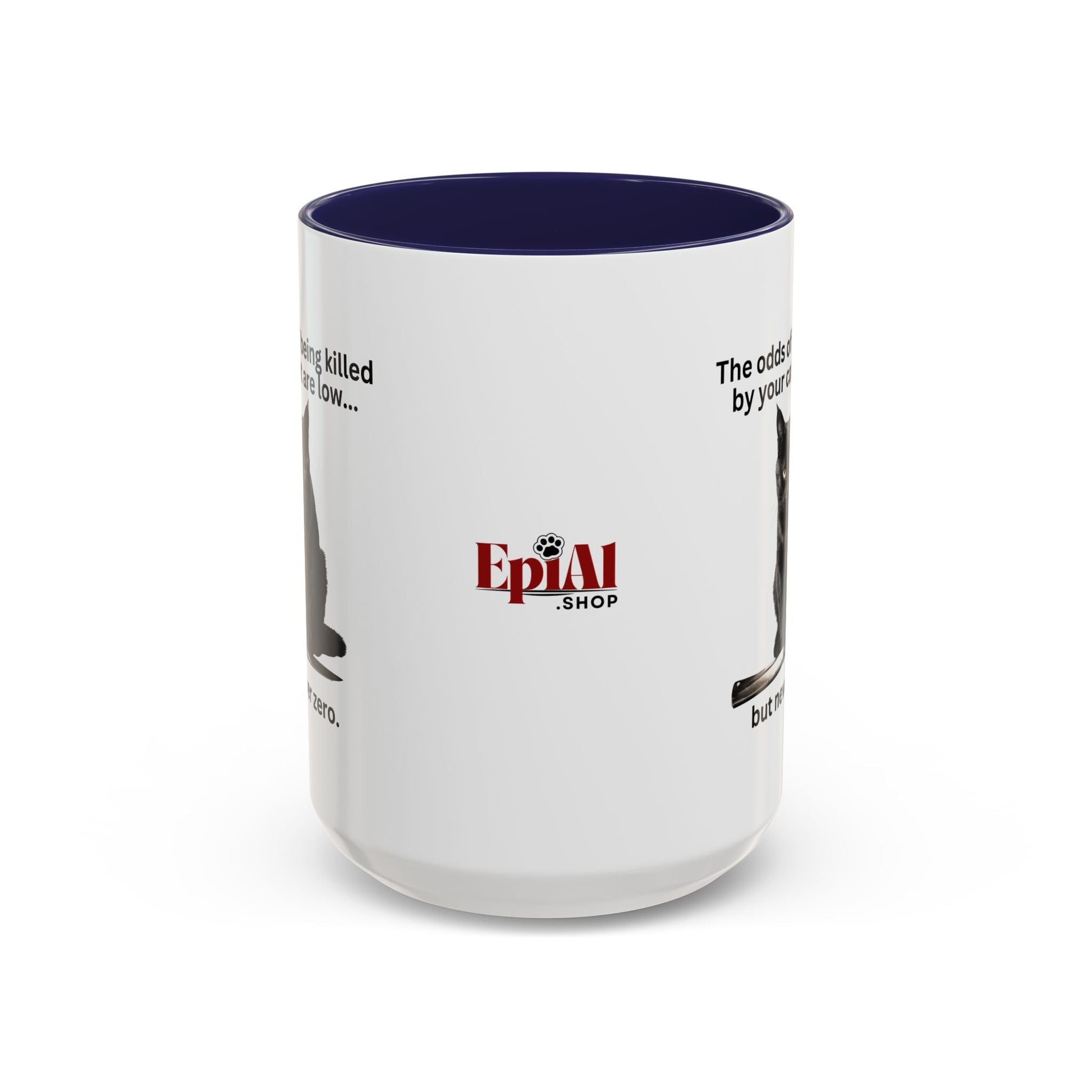 Charming Cat-Themed Accent Coffee Mug (11oz & 15oz) - Korvel