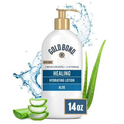 Loción terapéutica para la piel con aloe Gold Bond Ultimate Healing - 14 Oz