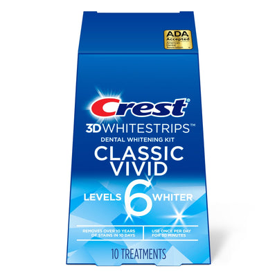 Crest 3D White Classic Vivid Whitestrips - 10 traitements