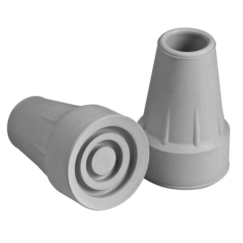 Carex Standard Crutch Tips - Grey