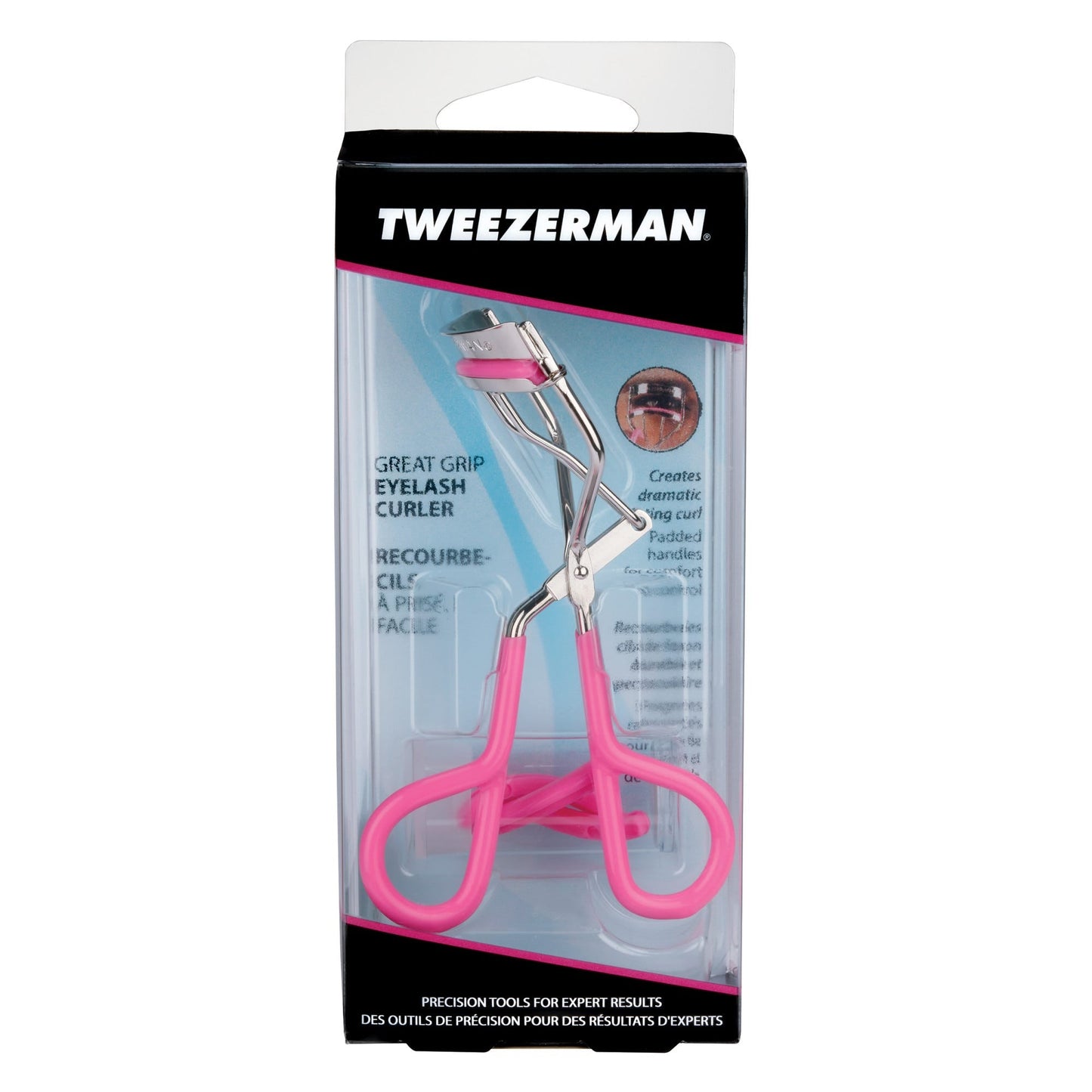 Tweezerman Great Grip Eyelash Curler - Neon Pink