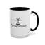 Purrseverance Accent Coffee Mug - Stylish & Functional