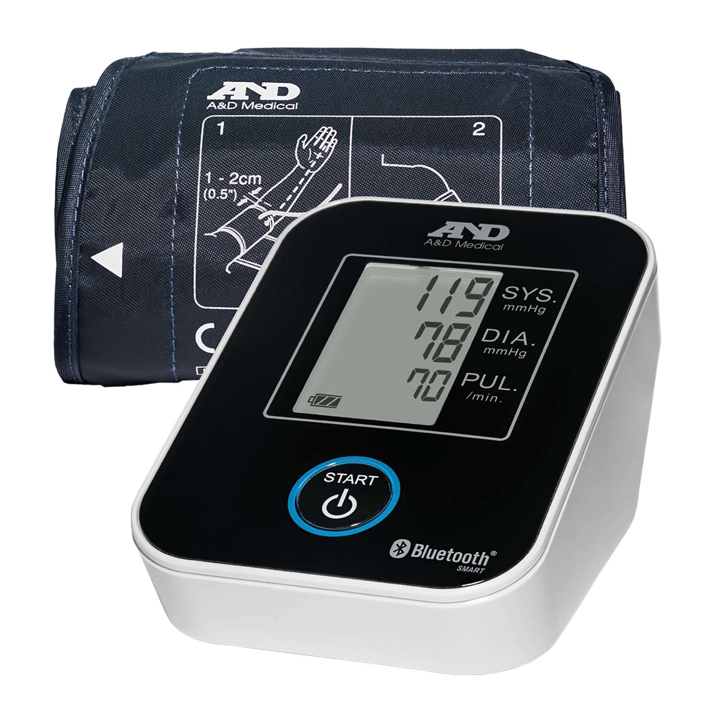 Monitor de presión arterial A&D Medical Deluxe con Bluetooth