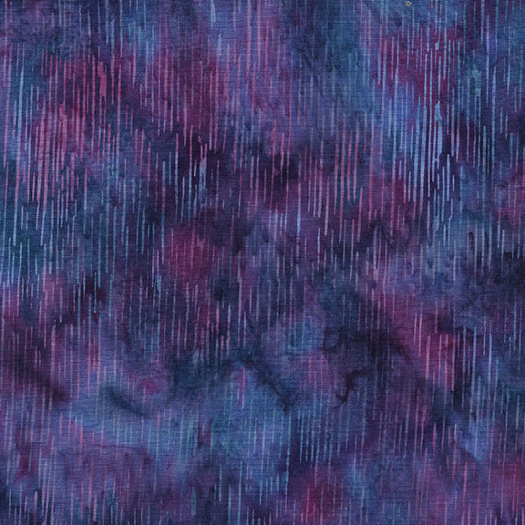 Tela Batik Multi Púrpura Magenta Essence Streamers 44"/45" Por Yarda