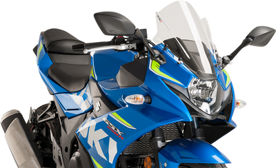 PUIG HI-TECH PARTS Race Windscreen - Clear for Suzuki GSX250R