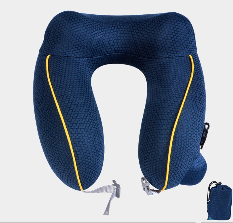 Inflatable U-Pillow Travel Pillow