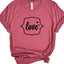 Love-1227 Unisex Cotton Blend T-Shirt - Korvel