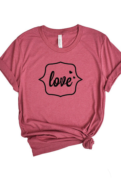 Love-1227 Unisex Cotton Blend T-Shirt - Korvel