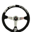 SPDZ1 x DoorTapper 13” Drift Steering Wheel - Premium Black Suede - Korvel
