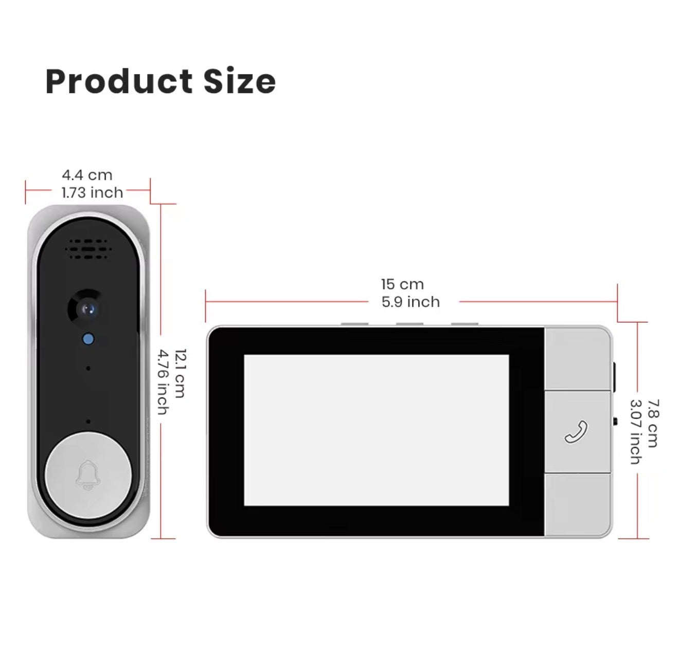 BellCam Door Camera - Privacy-Focused Video Doorbell