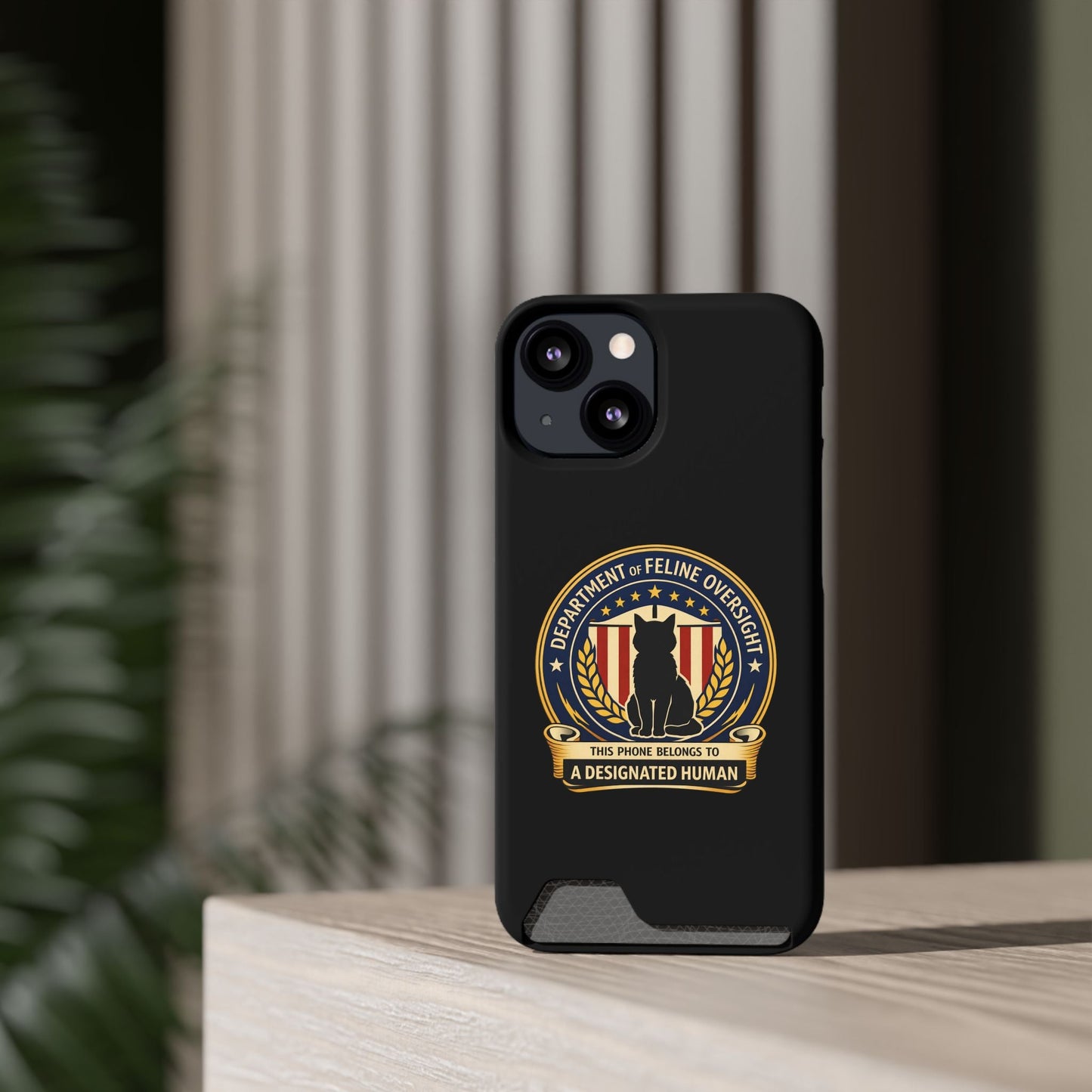 Department of Feline Oversight MagSafe iPhone Case - Designated Human Edition