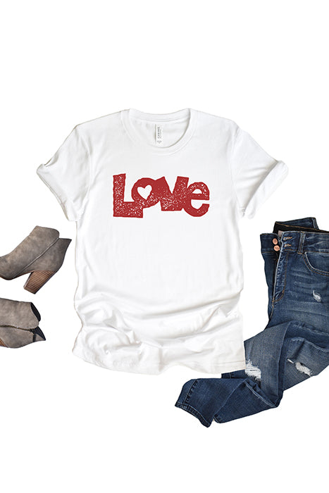 Love Heart O-1232 Unisex T-Shirt