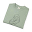 Camiseta Madre y Gato Abrazo | Camiseta Minimalista de Arte Lineal para Mamás de Gatos
