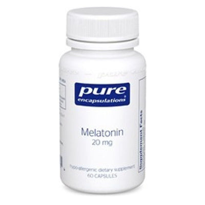 Pure Encapsulations Melatonin 20 mg - 60 Capsules