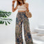 Printed Wide Leg Pants - Korvel
