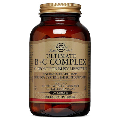 Formule de Stress Solgar Ultimate B C Complex - 90 Comprimés