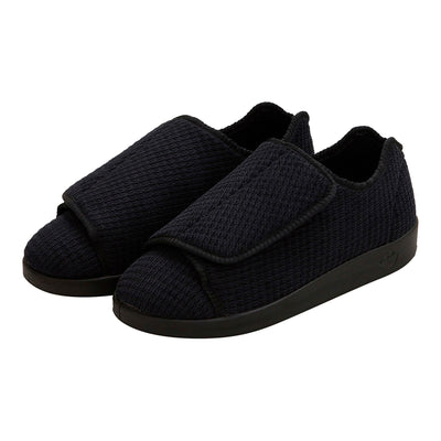 Silvert's Men's Double-Extra Wide Slip-Resistant Slippers - Black