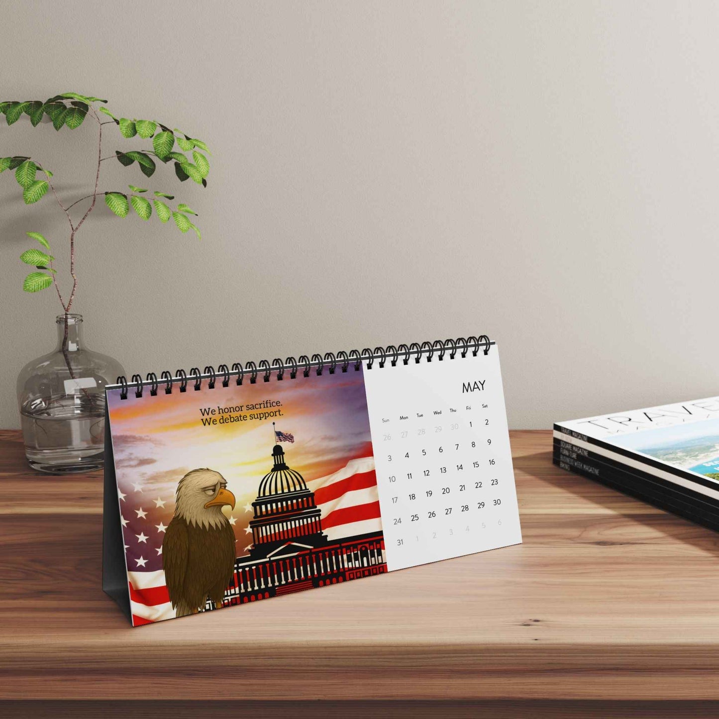 E Pluribus … Sigh: A Bald Eagle’s Year of American Fatigue Calendar