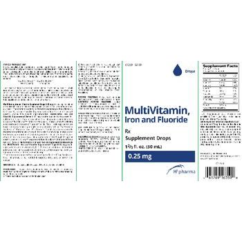 H2 Pharma Multivitamin with Iron and Fluoride