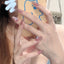 Aurora Butterfly Manicure Wearing Nail Detachable Nail Patch Nail Patch Nail Patch Ballet Nail Coffin Nail - Korvel