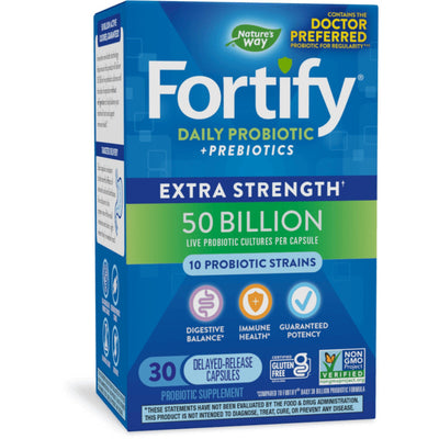 Nature's Way Fortify Extra Strength Probiotic - 50 milliards de cultures vivantes