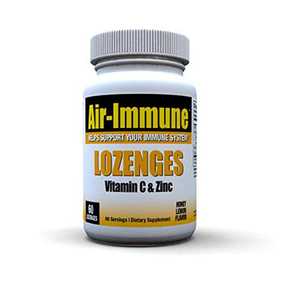 Air Immune Lozenges with Vitamin C & Zinc - Honey Lemon Flavor