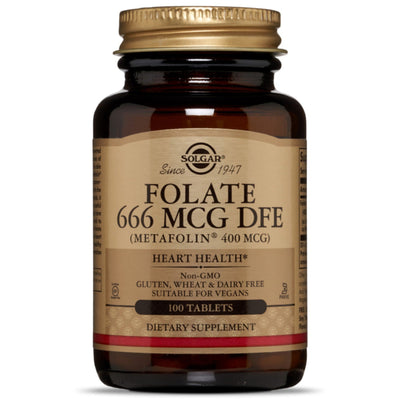 Solgar Folate 1 000 Mcg - 120 Comprimés Premium