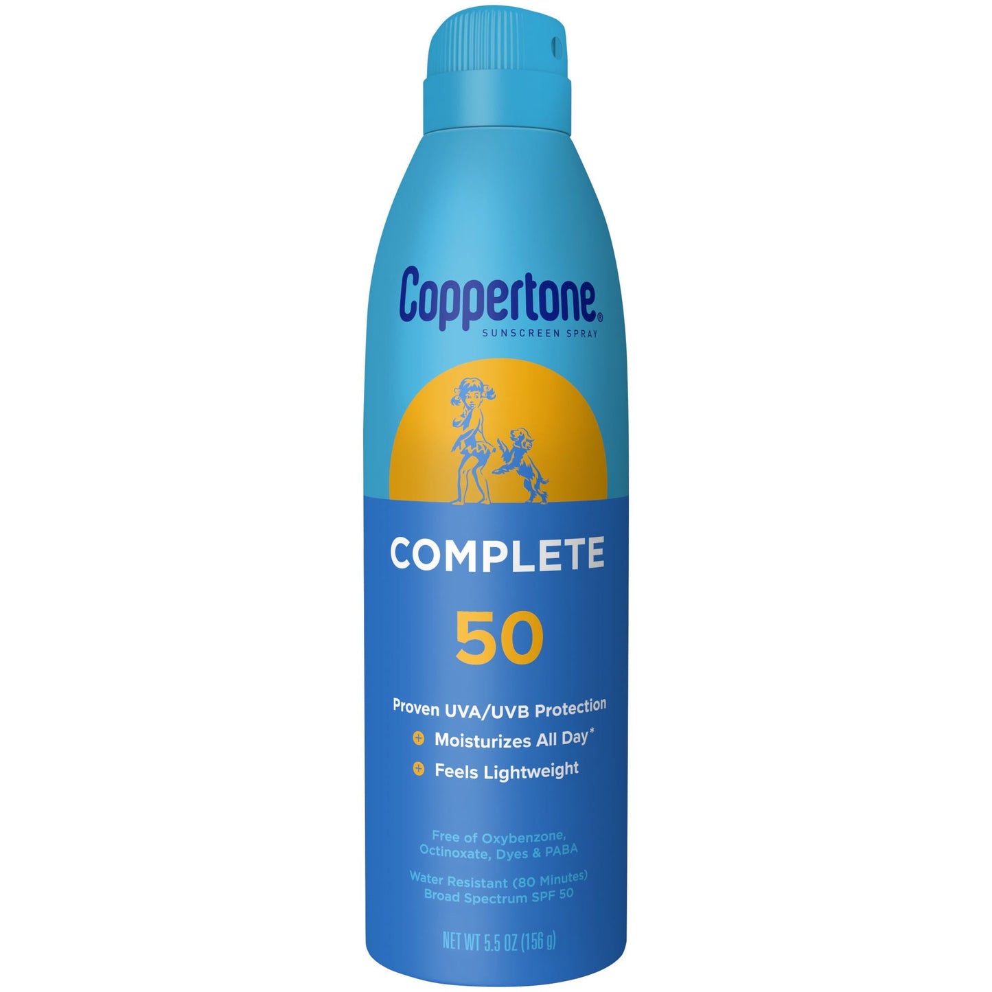 Spray solaire Coppertone Complete - SPF 50 - 5,5 oz