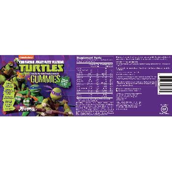 Gomitas de las Tortugas Ninja de Nickelodeon