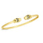 Bracelet jonc panthère en or jaune 14 carats - Bracelet élégant