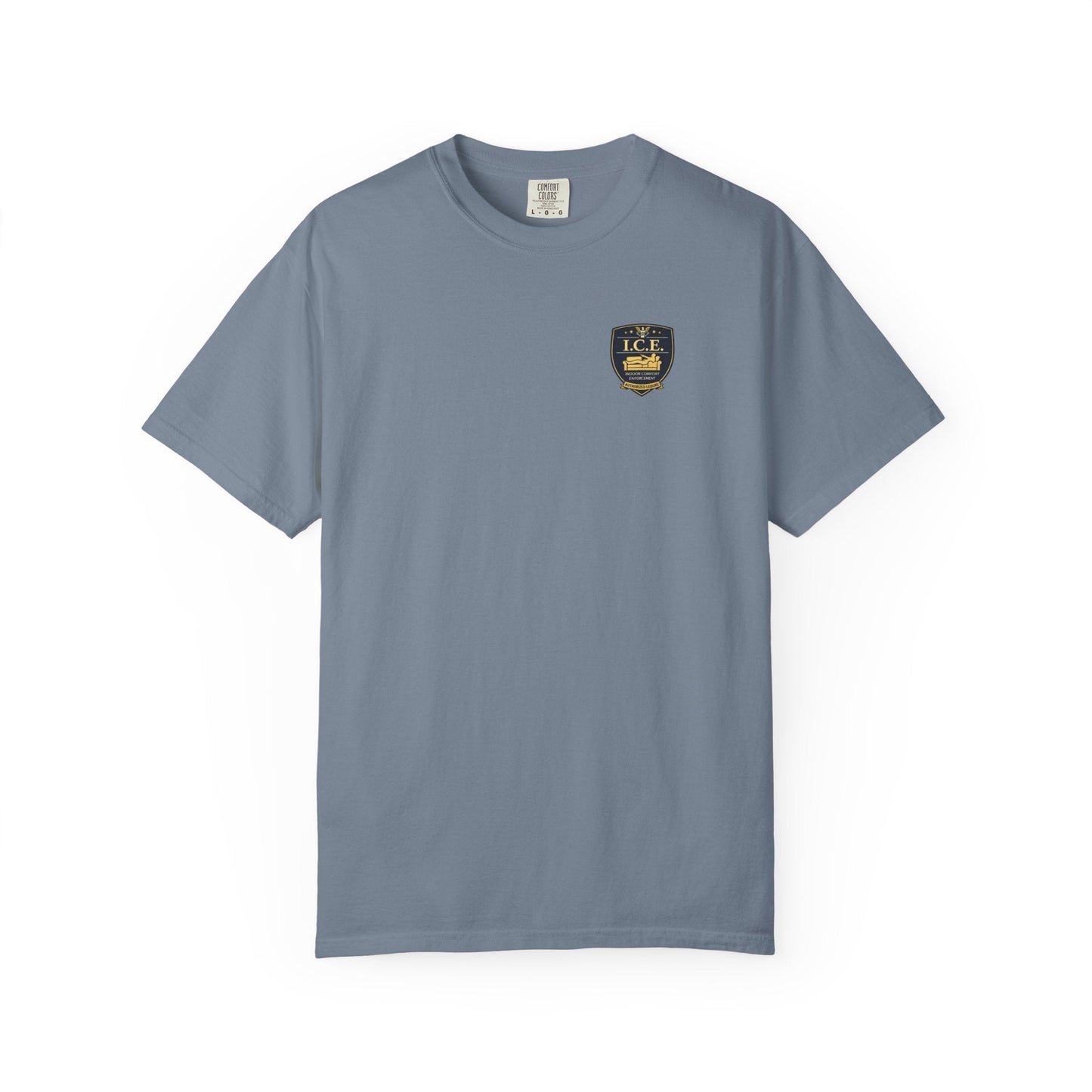 I.C.E. Badge T-Shirt | Institute of Cozy Excellence Tee