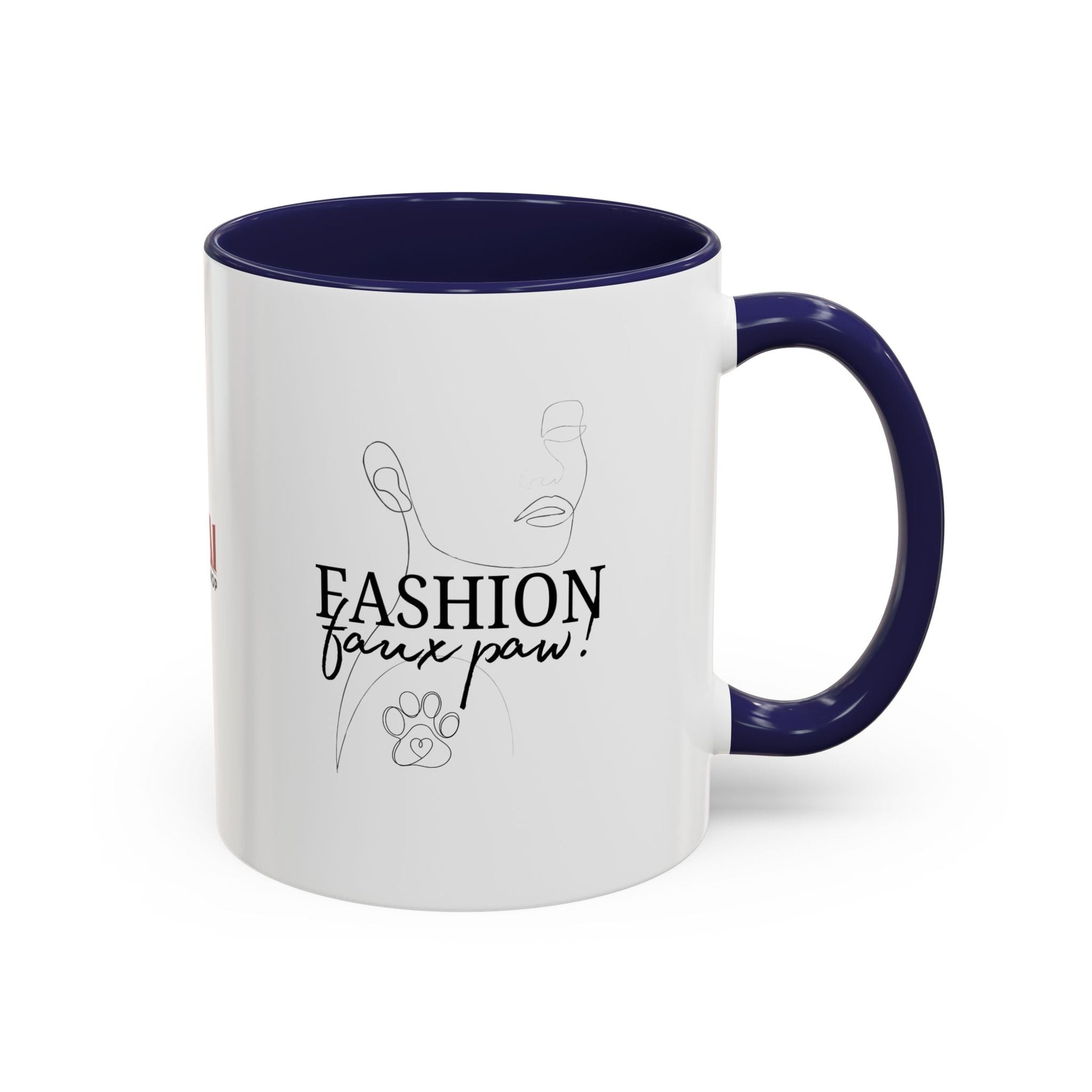 Stylish Faux Paw Accent Coffee Mug - Perfect for Your Brew (11oz & 15oz) - Korvel